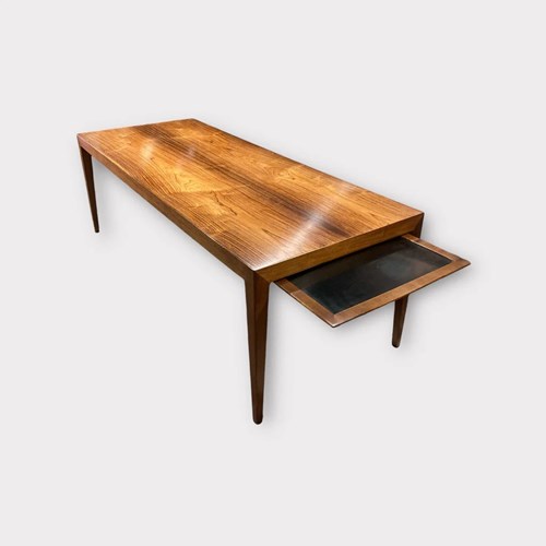 Extendable Rosewood Coffee Table By Severin Hansen. Danish