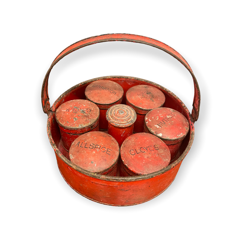 Fabulous red painted metal spice tray-hayles-metal-spice-tray-1-main-638023986677574532.png