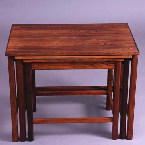 Nest Of Three Modern Danish Side Tables