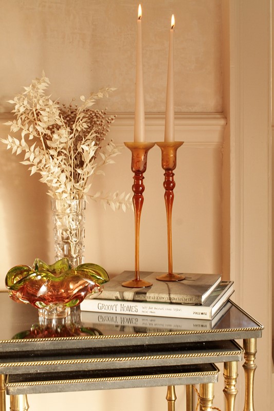 A Pair Of Elegant Amber Glass Candleholders-house-of-hummingbird-b54f91f2-d3d1-4f31-bf56-8ac096606f78-main-638034230324842970.jpeg