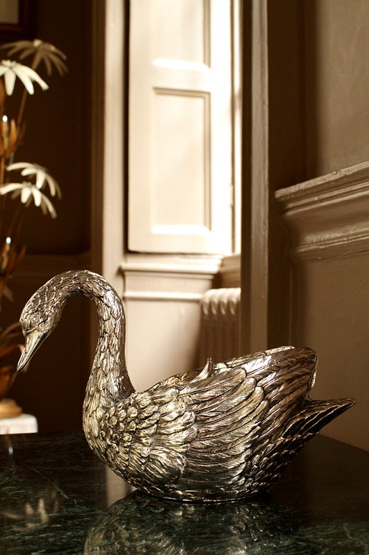 A Vintage Silver Swan Ice Bucket By 'Mauro Manetti'-house-of-hummingbird-img-5243-main-638280671364195852.jpeg
