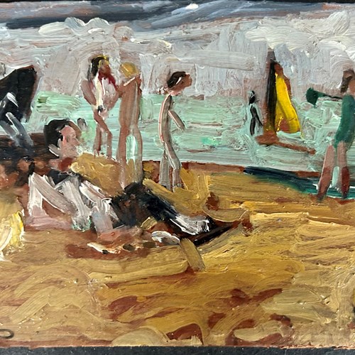 Beach Scene By Dorothy Duval
