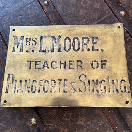 Piano & Singing Teacher Trade Sign