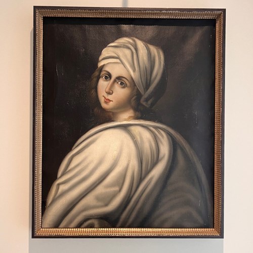 French Painting Woman Looking Back 