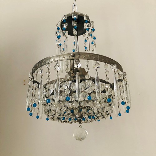 Blue French Chandelier