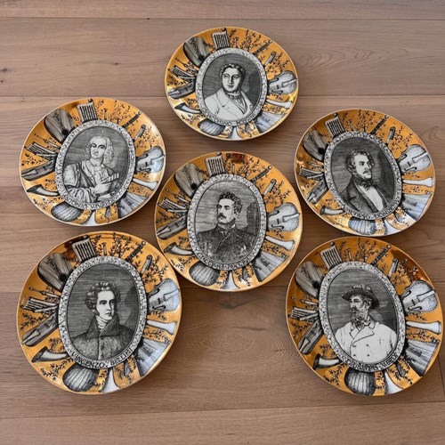 Fornasetti Grandi Maestri Plates