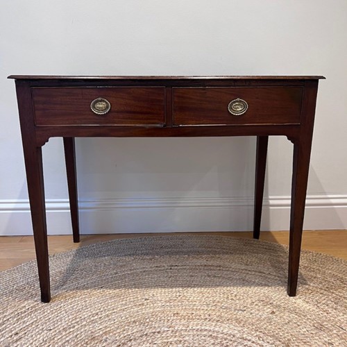 Georgian Side Table with Brass Handles
