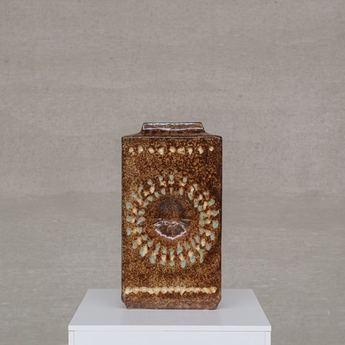 Pair Of Mid-Century 'Zsolnay' Ceramic Urns Or Vases