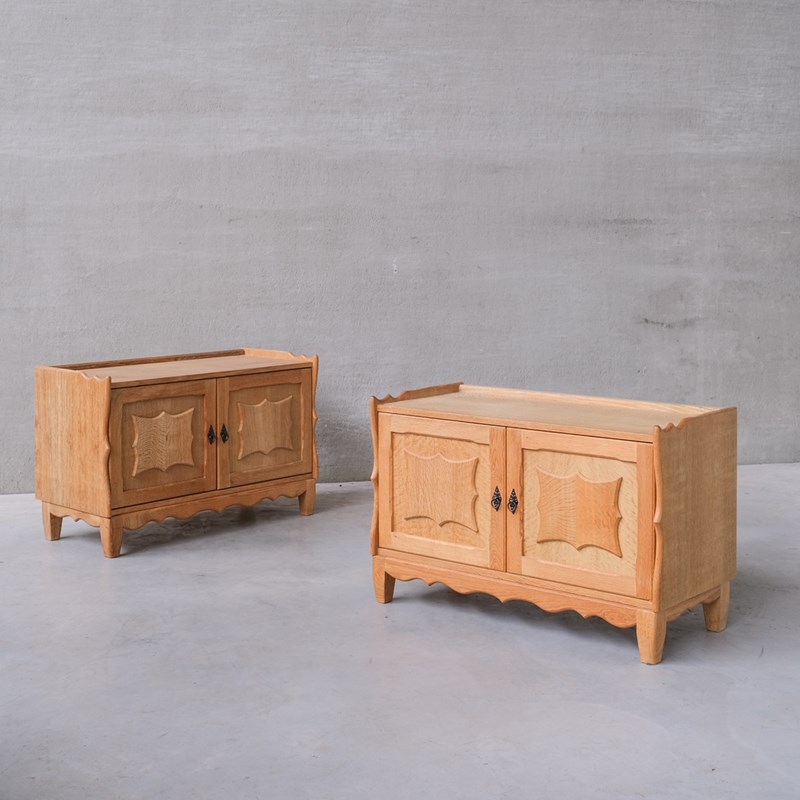 Oak Danish Mid-Century Bedside Cabinets Or Sideboards Attr. To Henning Kjaernulf-joseph-berry-interiors-dscf1007-main-638367809380914394.JPG