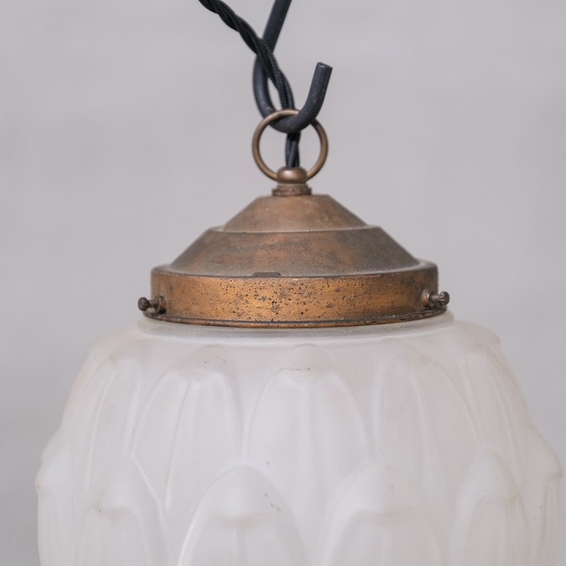 Opaque Brass And Glass Artichoke Style Pendant Light-joseph-berry-interiors-dscf5076-main-638293178815968369.JPG