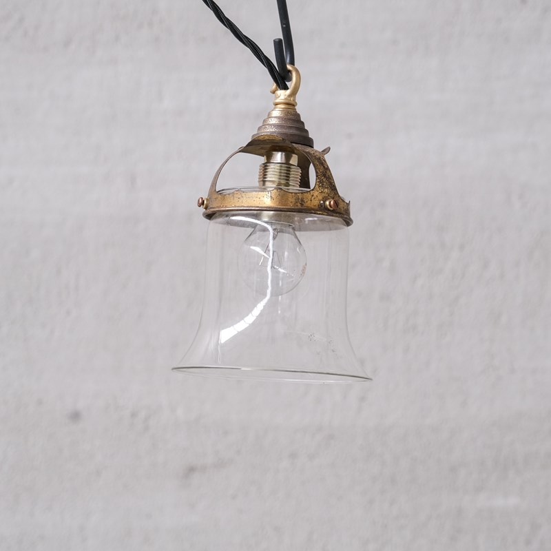 Pair Of Mid-Century French Bell Shaped Clear Glass And Brass Pendants -joseph-berry-interiors-dscf5128-main-638293185879142311.JPG