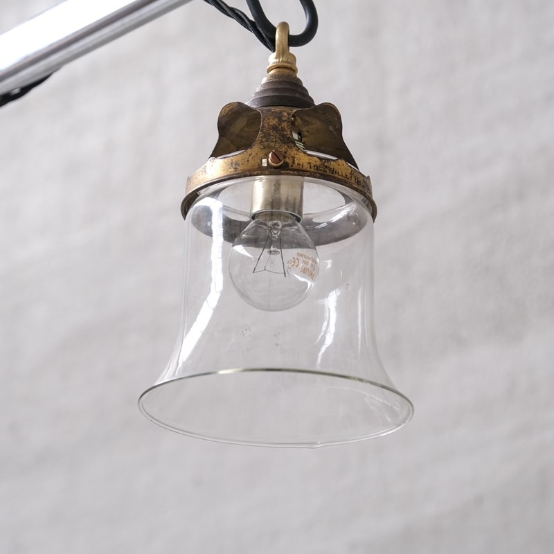 Pair Of Mid-Century French Bell Shaped Clear Glass And Brass Pendants -joseph-berry-interiors-dscf5132-main-638293185905547890.JPG