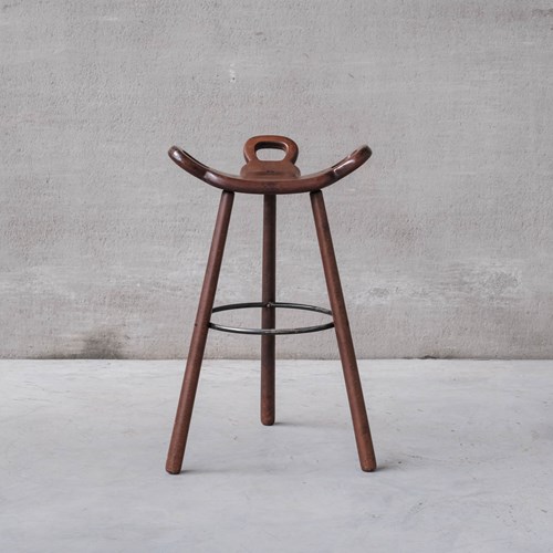 Brutalist Mid-Century 'Marbella' Bar Stools (Up To 8 Available)