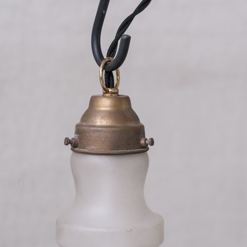 Small Mid-Century Opaque Glass And Brass Pendant Lights (4 Available)-joseph-berry-interiors-dscf8342-main-638367790142799928.JPG