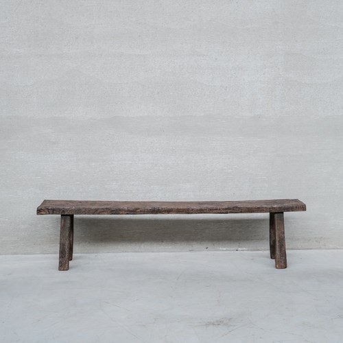 Primitive Wooden Belgium Bench (No.2)