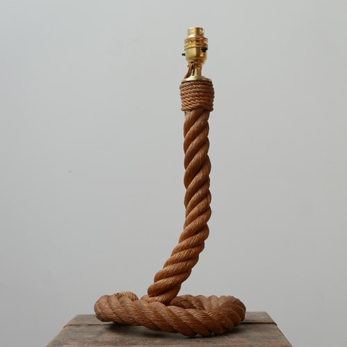 Audoux Minet Mid-Century Rope Cord Table Lamp