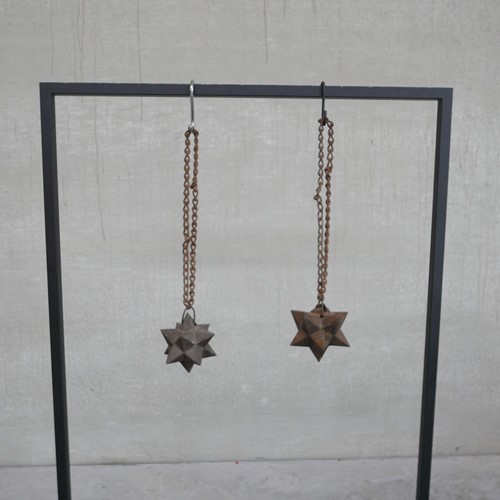 Cast Iron Geometric 'Etoile' Star Curios