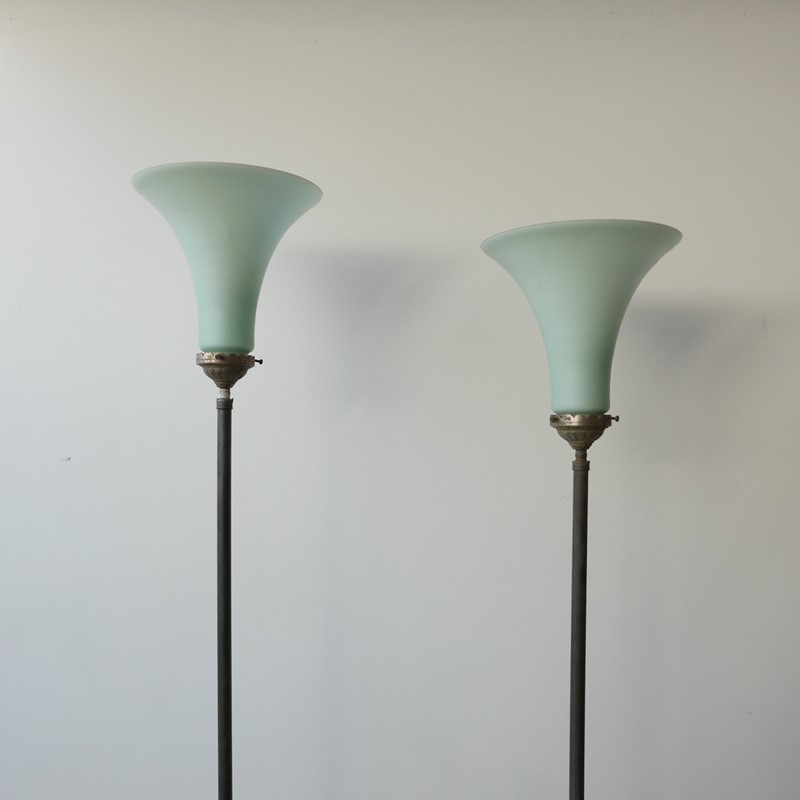 Antique Dutch Uplighter Glass Shade Floor Lamps 2-joseph-berry-interiors-img-4441-main-637565103383030704.JPG