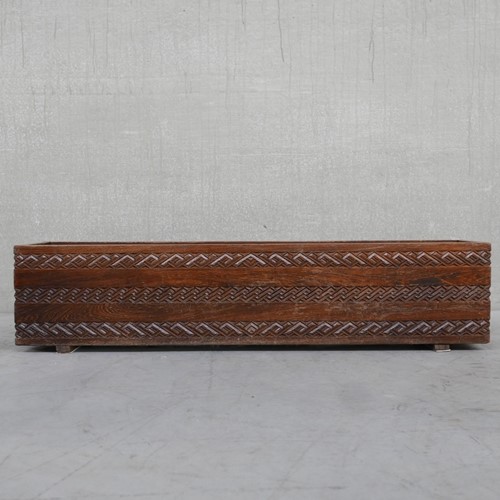 Carved Wenge Mid-Century Congolese Planter
