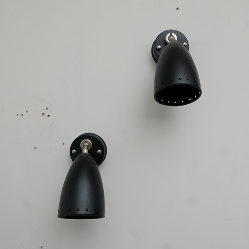 Pair of Adjustable Mid-Century Wall Lights 4 Sets