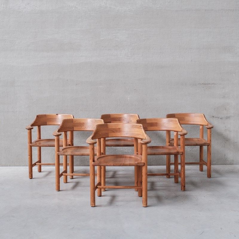 Set Of Six Pine Mid-Century Dining Chairs Attr To Rainer Daumiller-joseph-berry-interiors-img-8244-main-638204503178439055.JPG