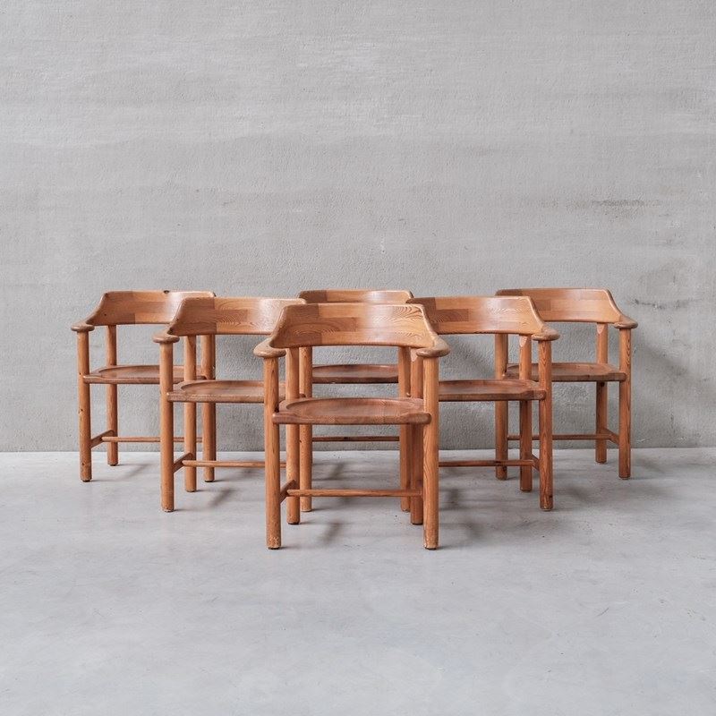 Set Of Six Pine Mid-Century Dining Chairs Attr To Rainer Daumiller-joseph-berry-interiors-img-8255-main-638204478426239929.JPG