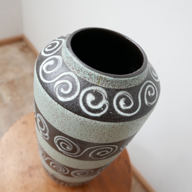 West German Green Ceramic Mid-Century Vase-joseph-berry-interiors-img-8931-main-638359822996204900.JPG