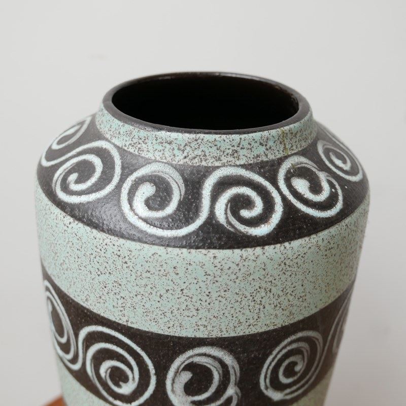 West German Green Ceramic Mid-Century Vase-joseph-berry-interiors-img-8934-main-638359823017923904.JPG