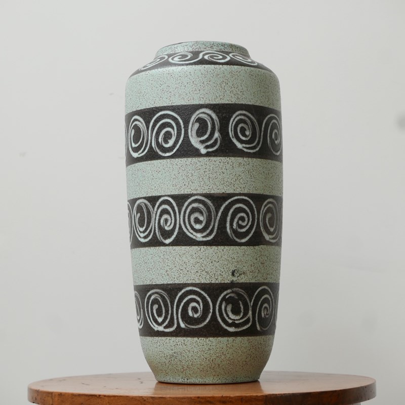 West German Green Ceramic Mid-Century Vase-joseph-berry-interiors-img-8935-main-638359823025579429.JPG
