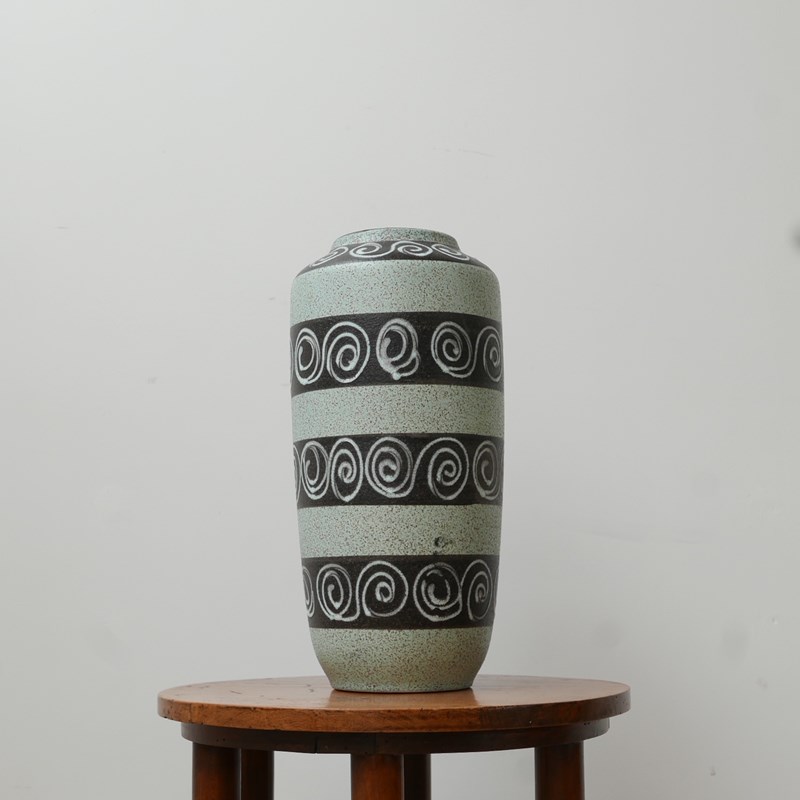 West German Green Ceramic Mid-Century Vase-joseph-berry-interiors-img-8936-main-638359823032767189.JPG