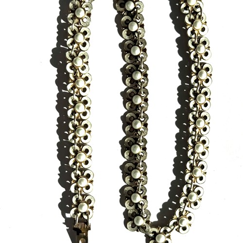 Vintage Flower Necklace Willy Winnaess For David Andersen