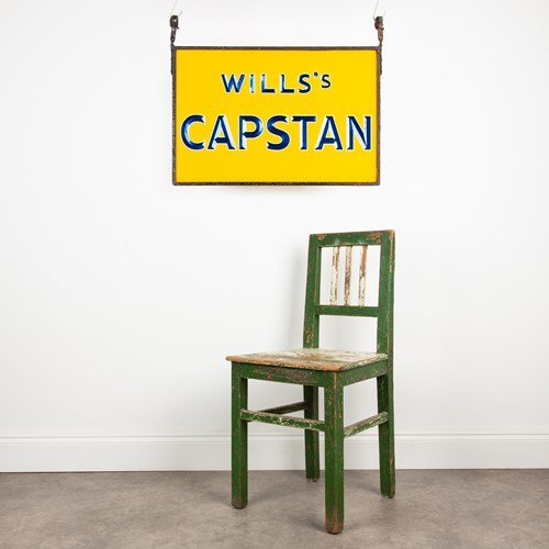 Double-Sided Glass Wills's Capstan Hanging Sign