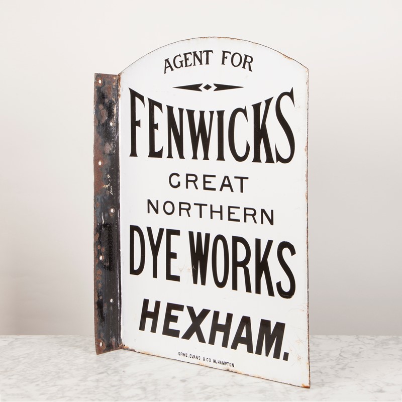Fenwicks Great Northern Dye Works Enamel Sign-ljw-antiques-0756-2-main-637247292352940489.jpg