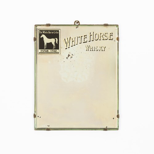 White Horse Whisky Advertising Mirror