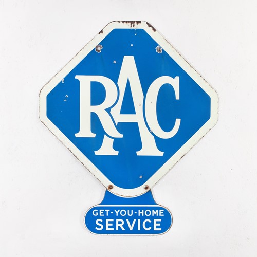 Fantastic Double-Sided RAC Enamel Sign
