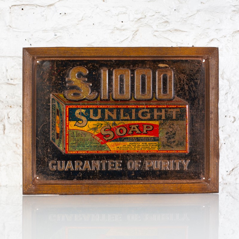 Early sunlight soap embossed tin advertising sign-ljw-antiques-1282-1-main-637464002208433565.jpg
