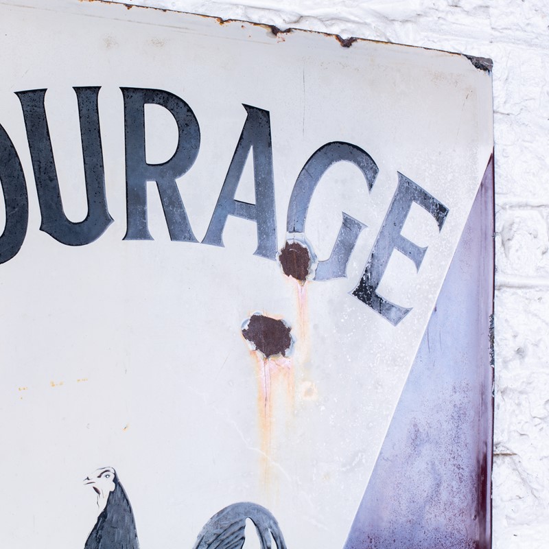 Courage (Beers) Vintage Enamel Sign-ljw-antiques-1477-4-main-637555844572281209.jpg