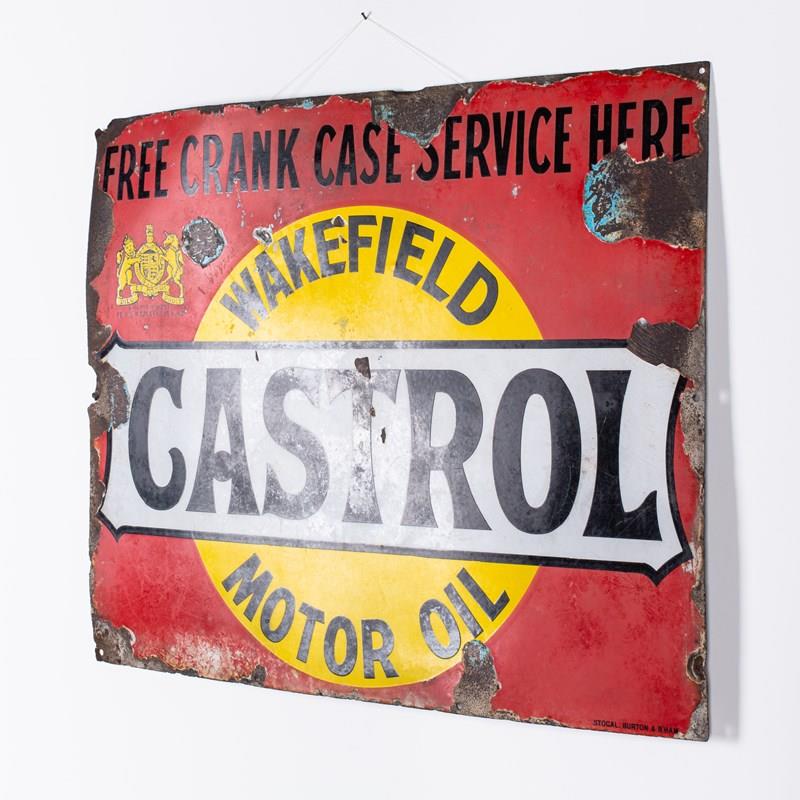 Early Castrol Motor Oil Enamel Sign-ljw-antiques-1988-5-main-638303001905077171.jpg