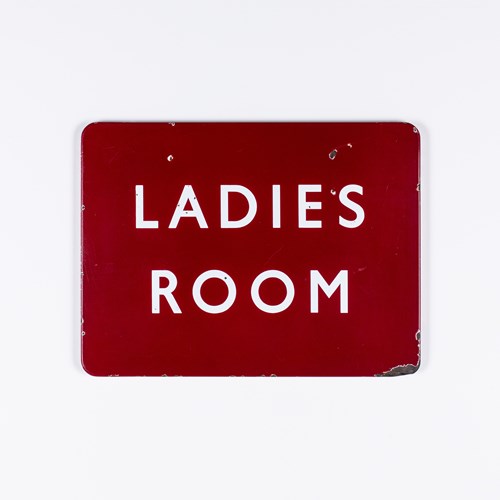 British Railways 'Ladies Room' Midlands Region Enamel Sign