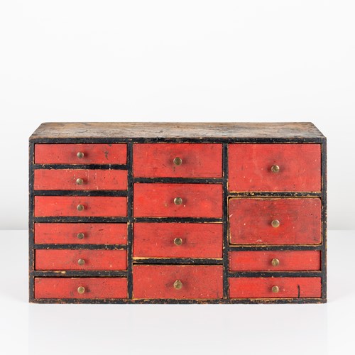  Fantastic Bank Of Watchmaker's Drawers
