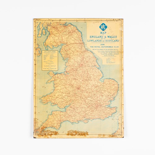  Tin Rac Road Map Of England, Wales & Scotland