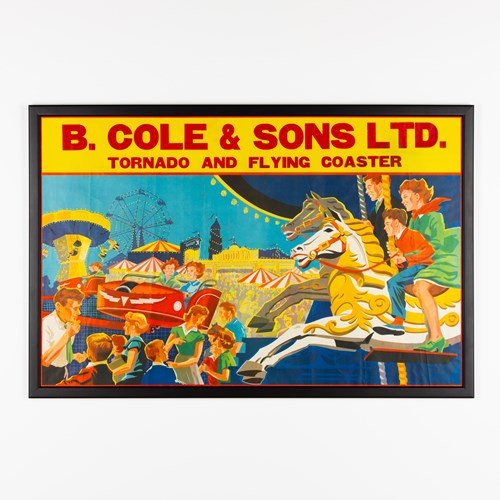 B. Cole & Sons - Vibrant Vintage Funfair Poster