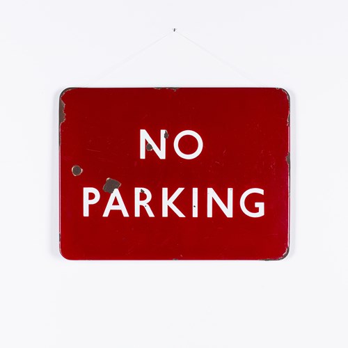 British Railways 'No Parking' Midlands Region Enamel Sign