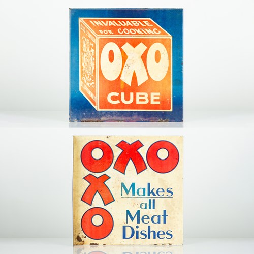 Double-Sided Oxo Tin Flange Sign