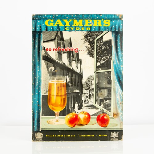 Gaymers Cyder Advertising Showcard / Counter Sign