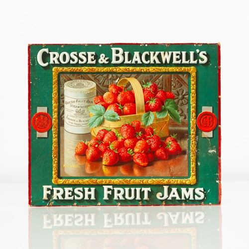 Crosse & Blackwell's Fresh Fruit Jams Showcard