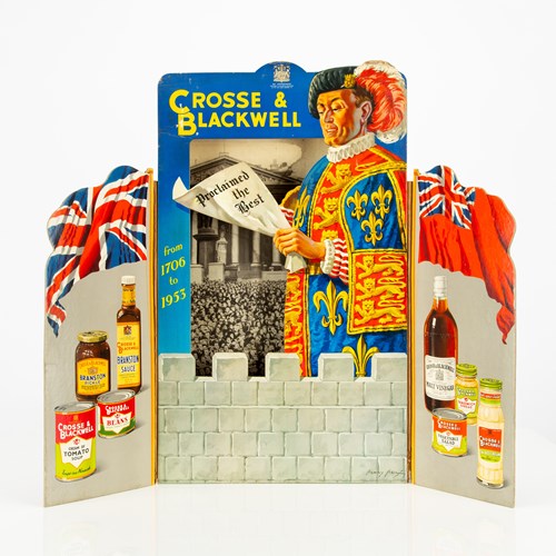Crosse & Blackwell Fold Out Showcard / Counter Sign