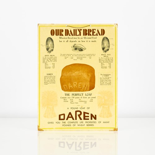 Daren Bread - Advertising Showcard