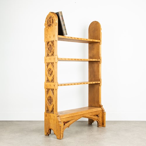 Antique, Ecclesiastical Pine Bookshelves