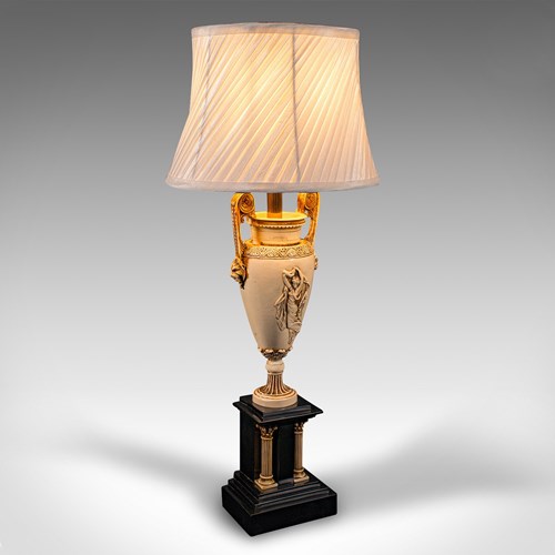 Vintage Romanesque Table Lamp, Continental